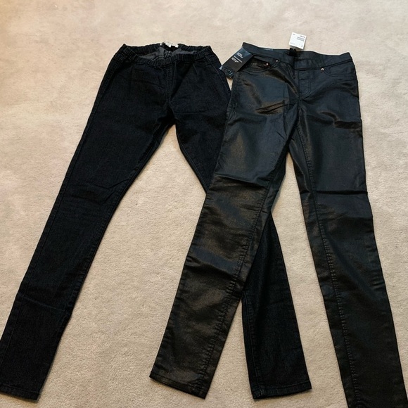 H&M, FOREVER 21, 2 pc bundle - long black pants NEW - Picture 14 of 16